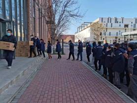 抗擊疫情，疫情同心，疫情不異心，冬季不凍情